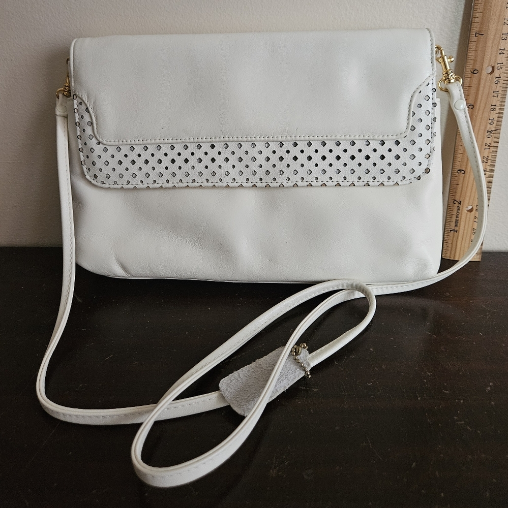 Vtg  1980s Cabin Creek Leather Purse. Detachable Shoulder Strap. New.